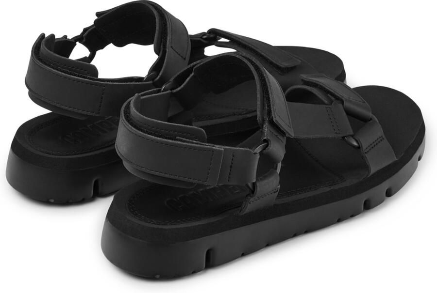 Camper Zwarte Casual Platte Sandalen voor Mannen Black Heren - Foto 3