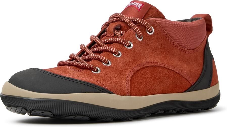 CAMPER Sneakers hoog 'Peu Pista' roestrood zwart
