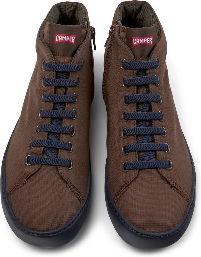 CAMPER Sneakers hoog 'Peu Touring' bruin zwart - Foto 2