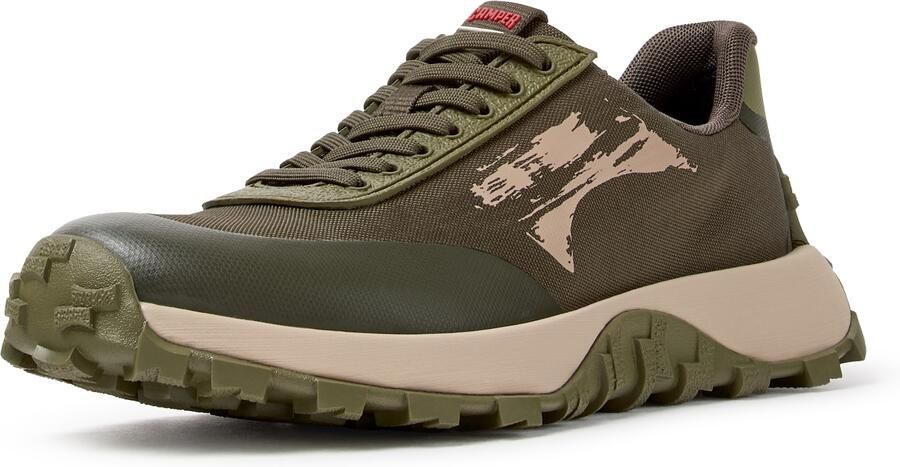 CAMPER Sneakers laag ' Drift Trail ' beige donkergroen