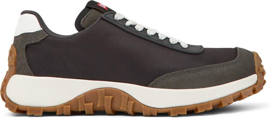 CAMPER Sneakers laag 'Drift Trail' donkergrijs zwart wit