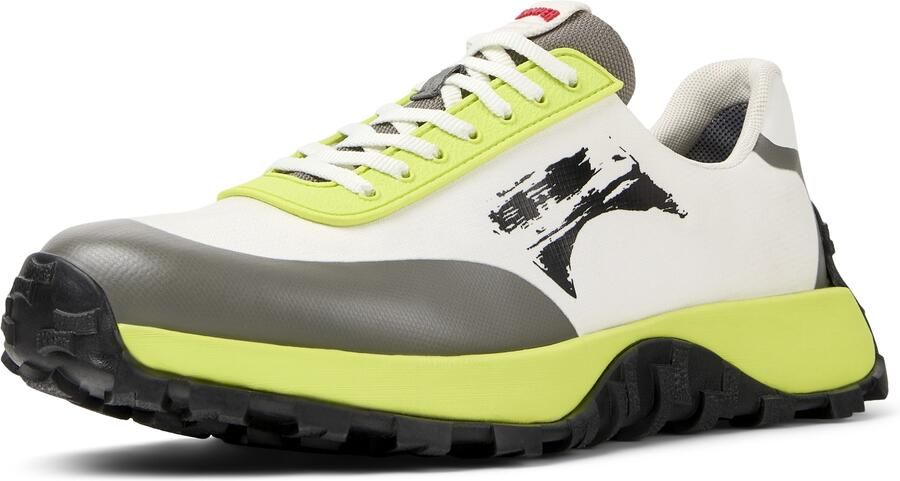 CAMPER Sneakers laag 'Drift Trail' geel grijs wit
