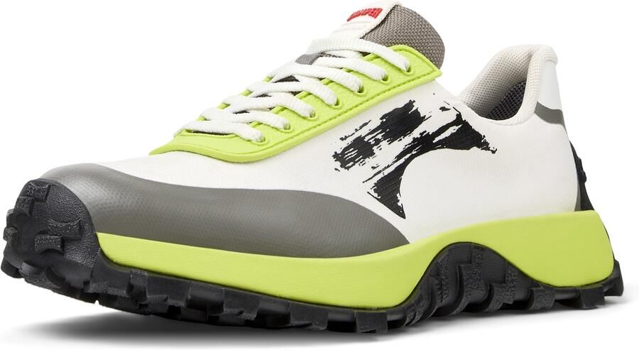 CAMPER Sneakers laag 'Drift Trail' neongeel grijs wit