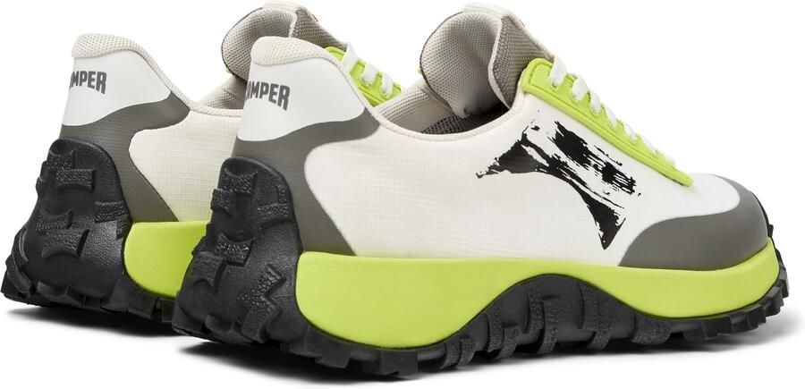 CAMPER Sneakers laag 'Drift Trail' neongeel grijs wit - Foto 3