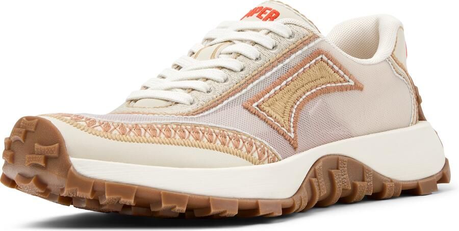 CAMPER Sneakers laag 'Drift Trail Twins' lichtbeige geel oranje