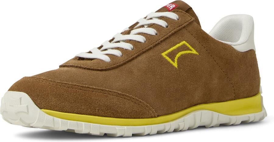 CAMPER Sneakers laag 'Drift Walk' bruin geel wit