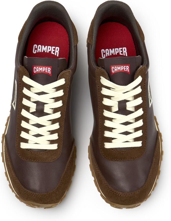 CAMPER Sneakers laag 'Drift Walk' donkerbruin wit - Foto 5