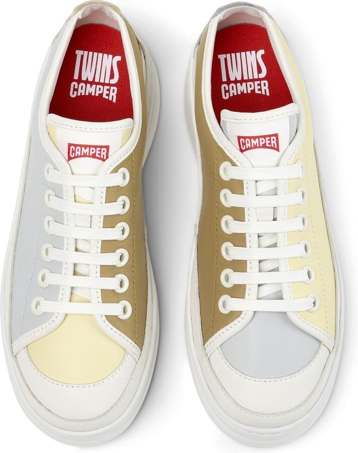 CAMPER Sneakers laag 'G3D Runner Up Twins' geel wit - Foto 2