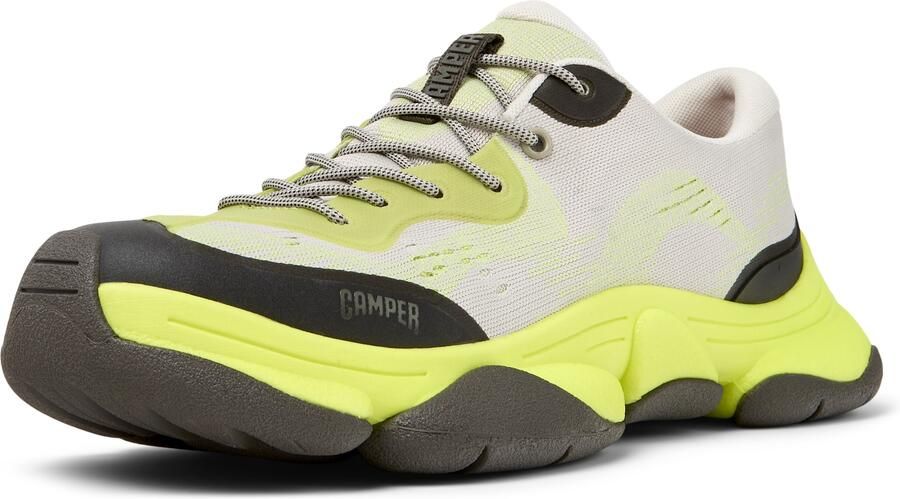 CAMPER Sneakers laag 'Karst 2' beige bruin neongroen