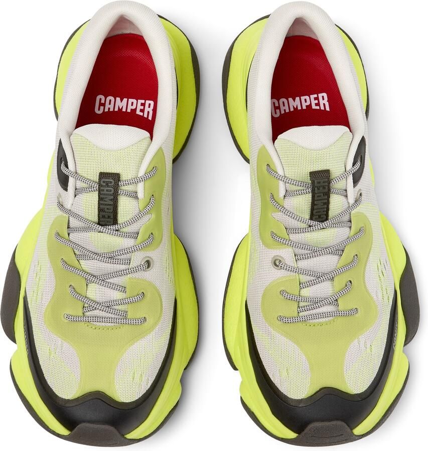 CAMPER Sneakers laag 'Karst 2' beige bruin neongroen - Foto 2