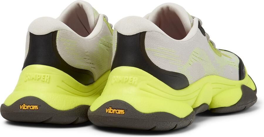 CAMPER Sneakers laag 'Karst 2' beige bruin neongroen - Foto 3