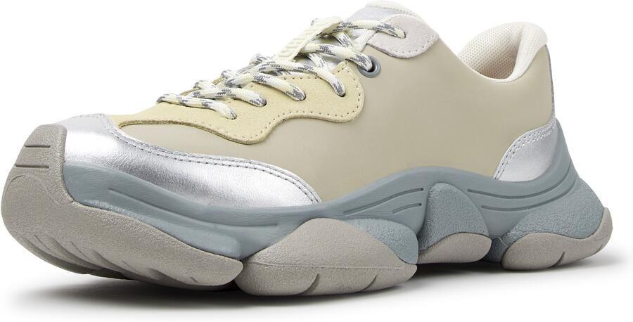 CAMPER Sneakers laag ' Karst 2 ' beige zilver
