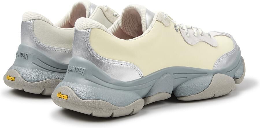 CAMPER Sneakers laag ' Karst 2 ' beige zilver - Foto 3