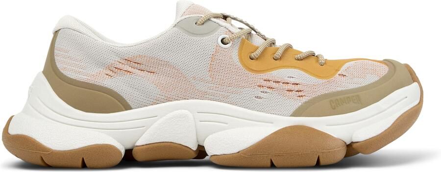 CAMPER Sneakers laag 'Karst 2' goudgeel lichtgrijs kaki oranje - Foto 5