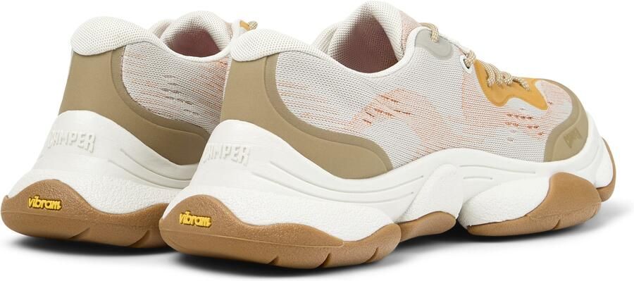 CAMPER Sneakers laag 'Karst 2' goudgeel lichtgrijs kaki oranje - Foto 4
