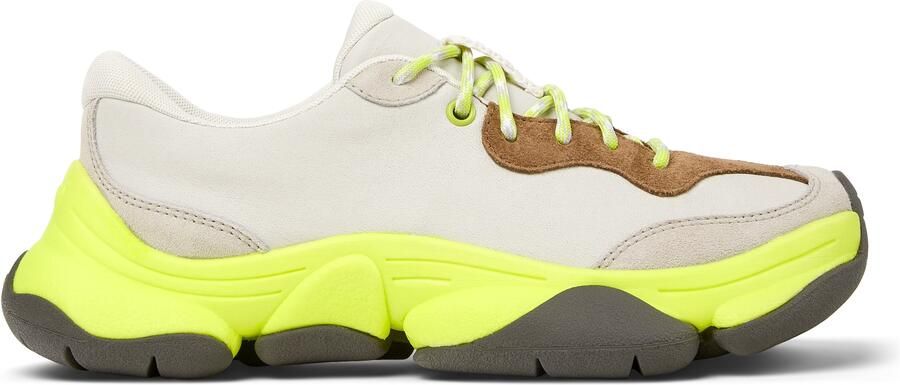 CAMPER Sneakers laag 'Karst 2' lichtgrijs limoen zwart - Foto 5