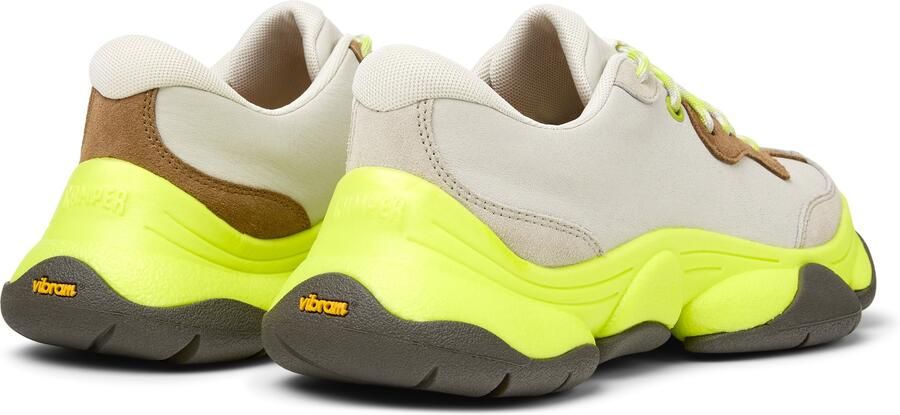 CAMPER Sneakers laag 'Karst 2' lichtgrijs limoen zwart - Foto 3