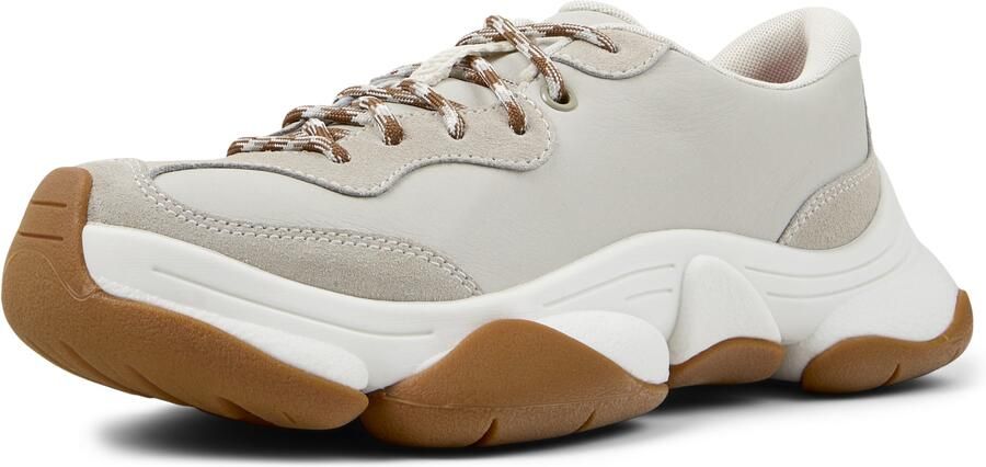 CAMPER Sneakers laag 'Karst 2' lichtgrijs wit