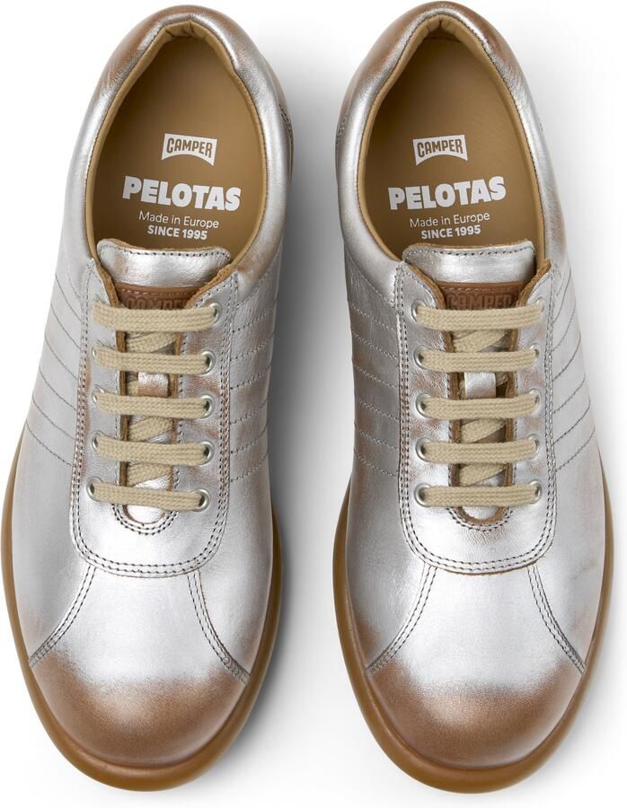 CAMPER Sneakers laag 'Pelotas Ariel' bruin zilver - Foto 2