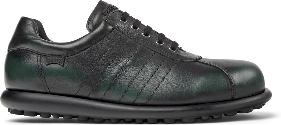 Camper Ariel Leren Sneakers Zwart Ronde Neus - Foto 4