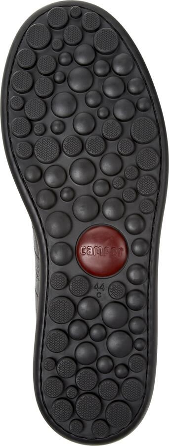 Camper Ariel Leren Sneakers Zwart Ronde Neus - Foto 5