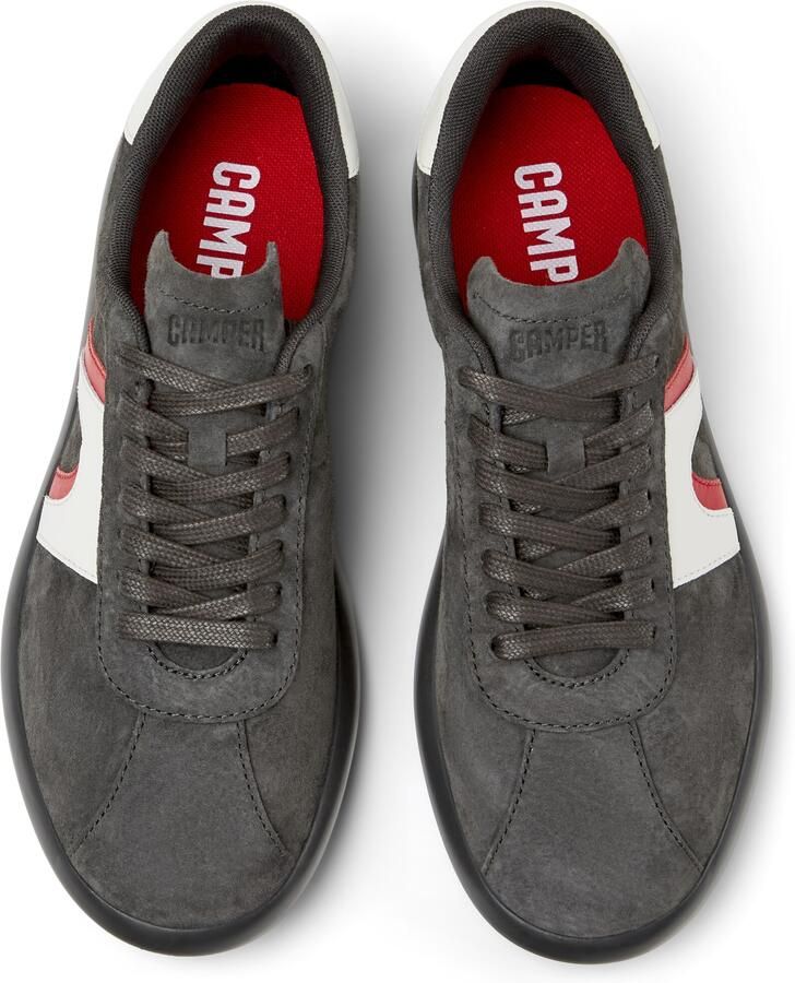 CAMPER Sneakers laag 'Pelotas Soller' donkergrijs rood wit - Foto 3