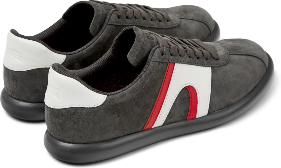 CAMPER Sneakers laag 'Pelotas Soller' donkergrijs rood wit - Foto 4