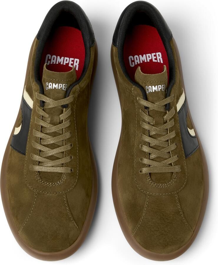 CAMPER Sneakers laag 'Pelotas Soller' olijfgroen zwart wit - Foto 4
