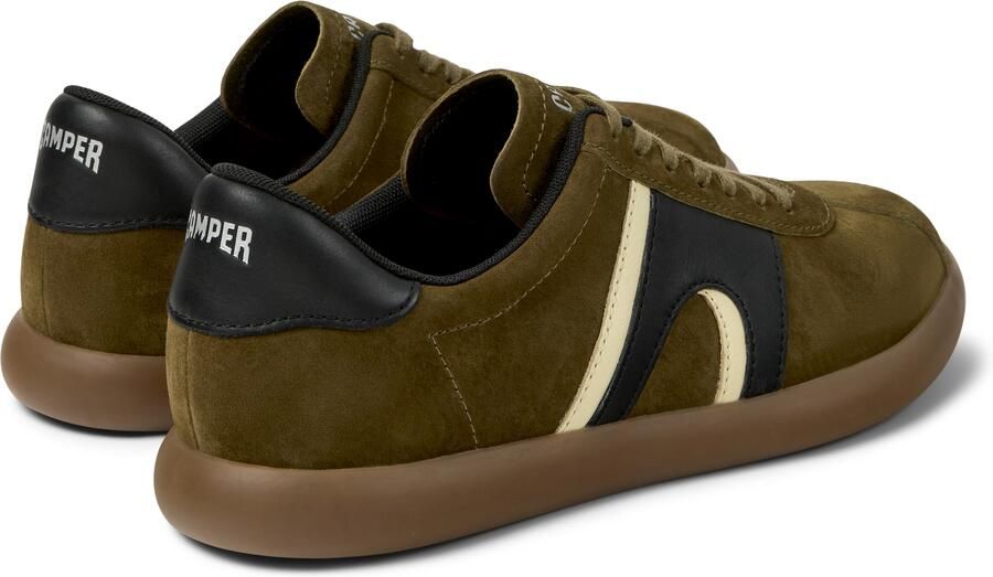 CAMPER Sneakers laag 'Pelotas Soller' olijfgroen zwart wit - Foto 3