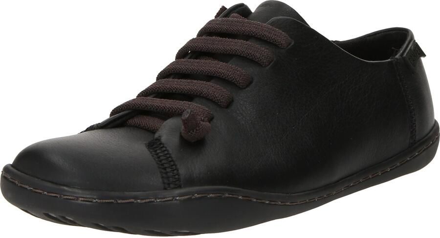 Camper Beetle Laceup Casual Leather Shoes Wo Black Sneakers - Foto 7