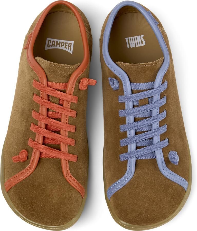CAMPER Sneakers laag 'Peu Cami' royal blue koningsblauw lichtbruin oranje - Foto 2