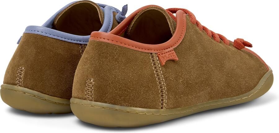 CAMPER Sneakers laag 'Peu Cami' royal blue koningsblauw lichtbruin oranje - Foto 3