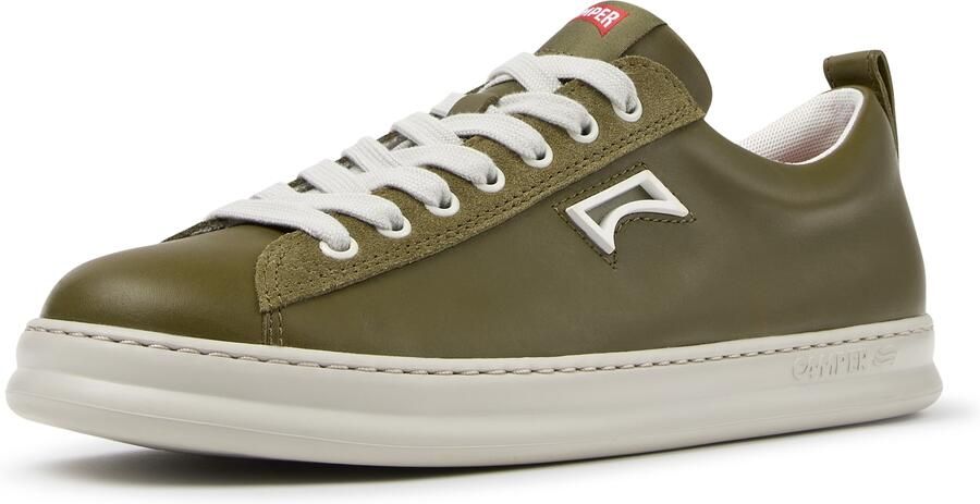 CAMPER Sneakers laag ' Runner Four ' olijfgroen wit - Foto 2