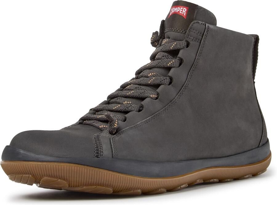 CAMPER Veterboots ' Peu Pista ' donkergrijs bloedrood wit - Foto 2