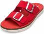Camper Oruga Platte Leren Sandalen Red Dames - Thumbnail 2
