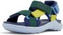 Camper Wous Sandalen Kinderen Donkerblauw Donkergroen - Thumbnail 3