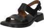 Camper Zwarte platte sandalen voor vrouwen Black Dames - Thumbnail 3