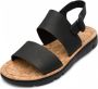 Camper Oruga sandalen met open neus Zwart - Thumbnail 3