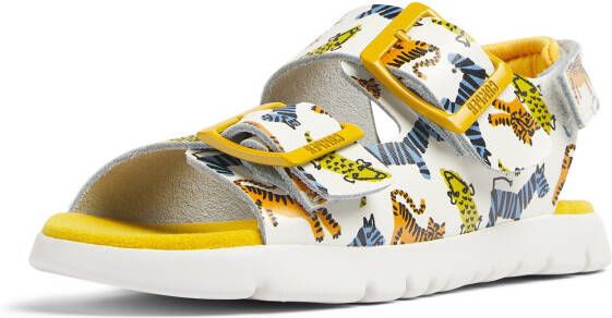 Camper Oruga Sandalen Kinderen Wit Oranje - Foto 2