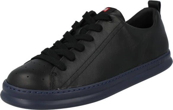Camper Zwarte Leren Runnersneakers Black Heren