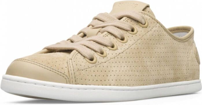Camper Trainers UNO 21815 Nubuck Beige Dames - Foto 4