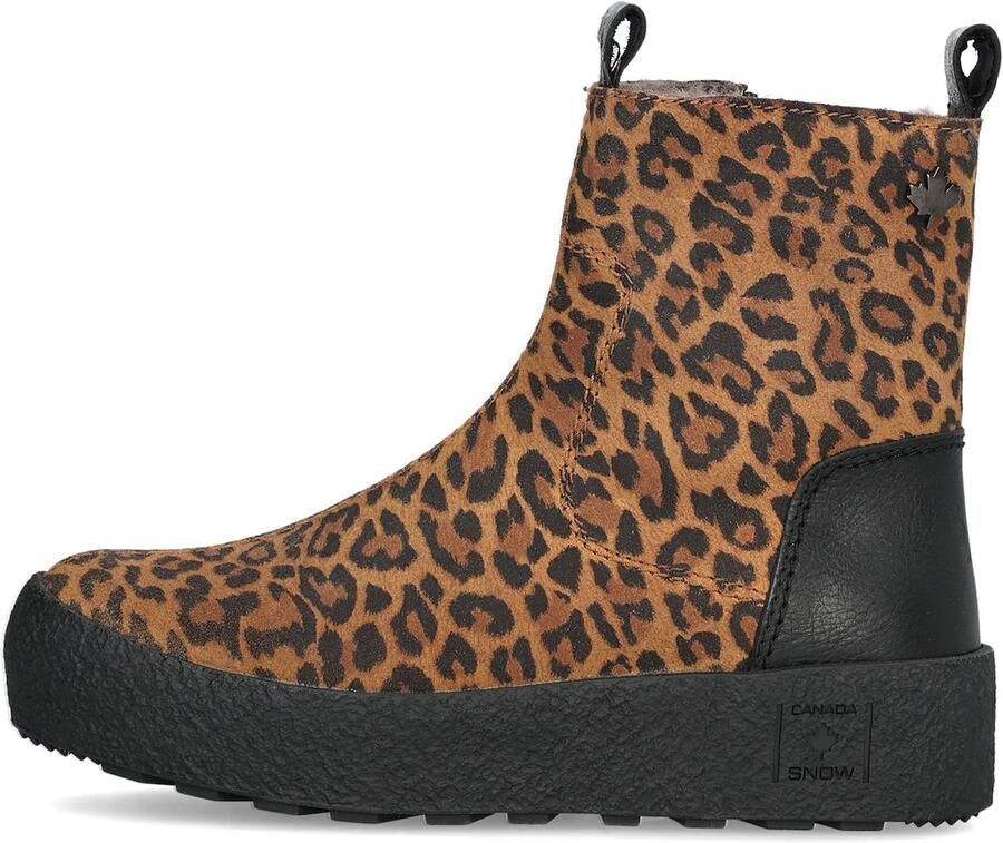 CANADA SNOW Boots 'Quebec Grip' donkerbeige bruin zwart