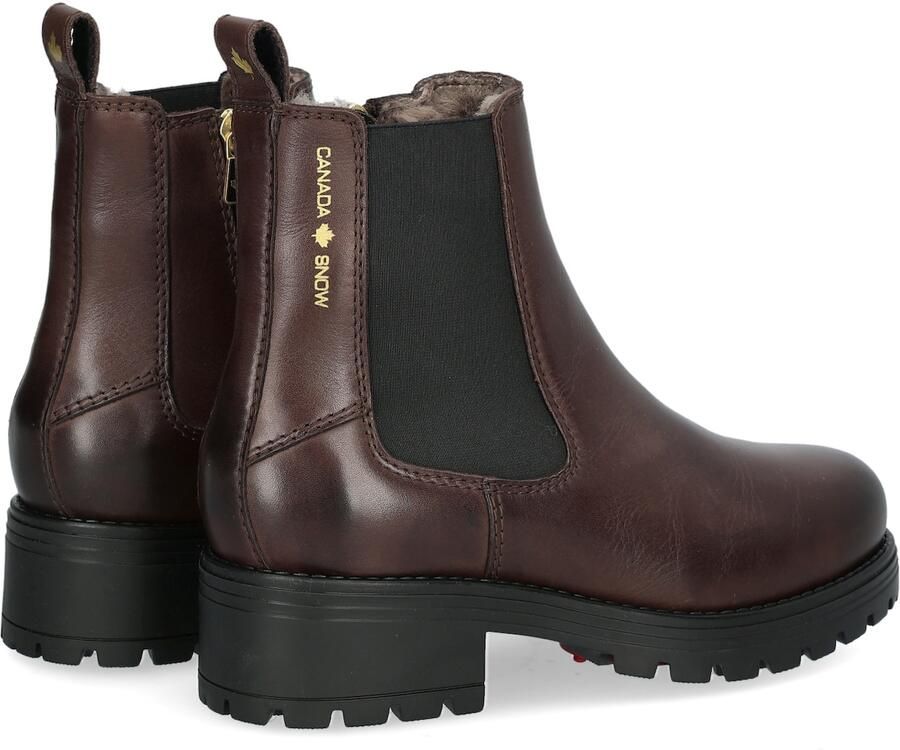 CANADA SNOW Chelsea boots 'MOUNT KIMBERLY' donkerbruin - Foto 4