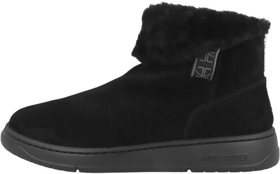 Candice Cooper Suede ankle boots Vela ZIP Black Dames
