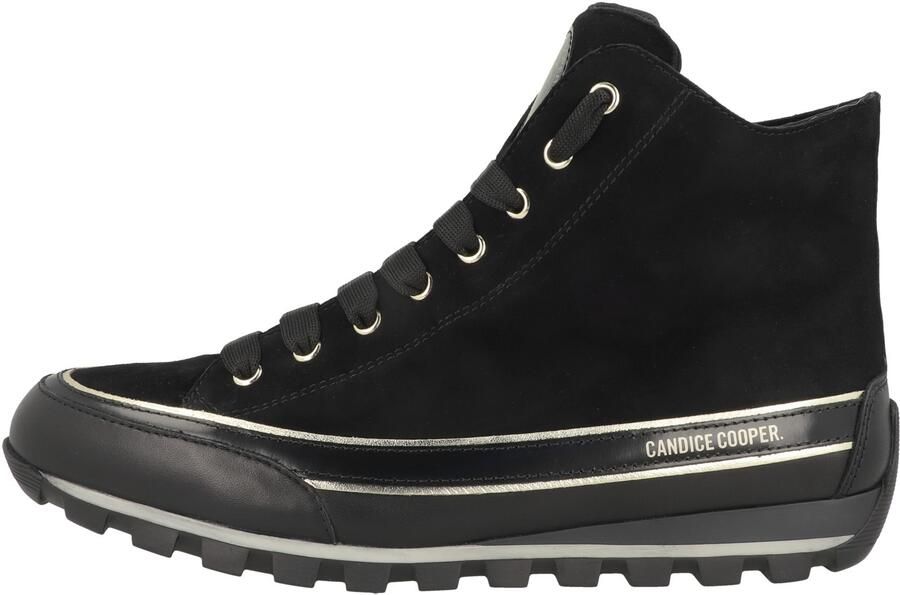Candice Cooper Sneakers hoog 'Janis Strip Plus Chic' zwart - Foto 3