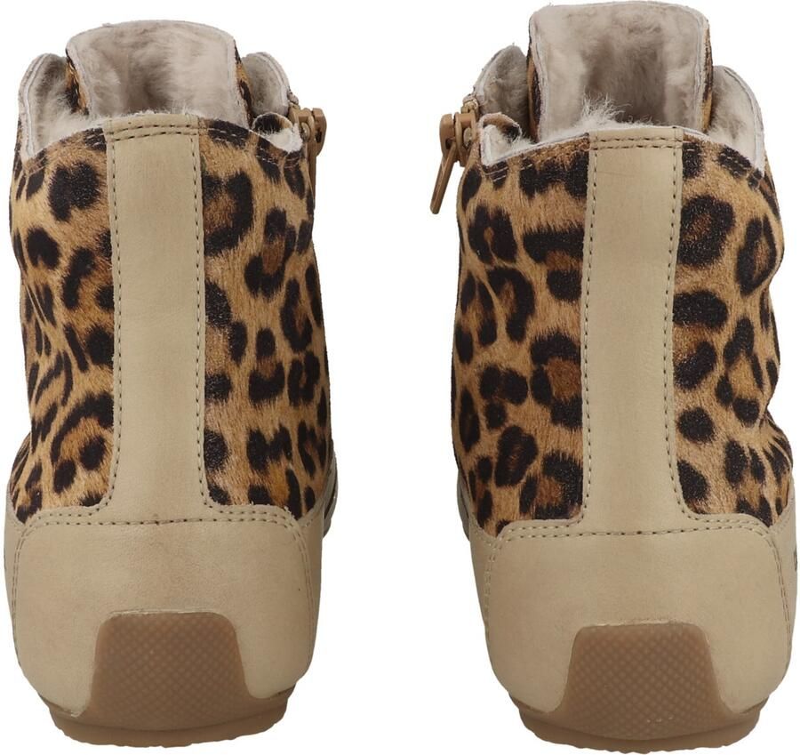 Candice Cooper Sneakers hoog 'Plus Fur' beige zwart - Foto 2