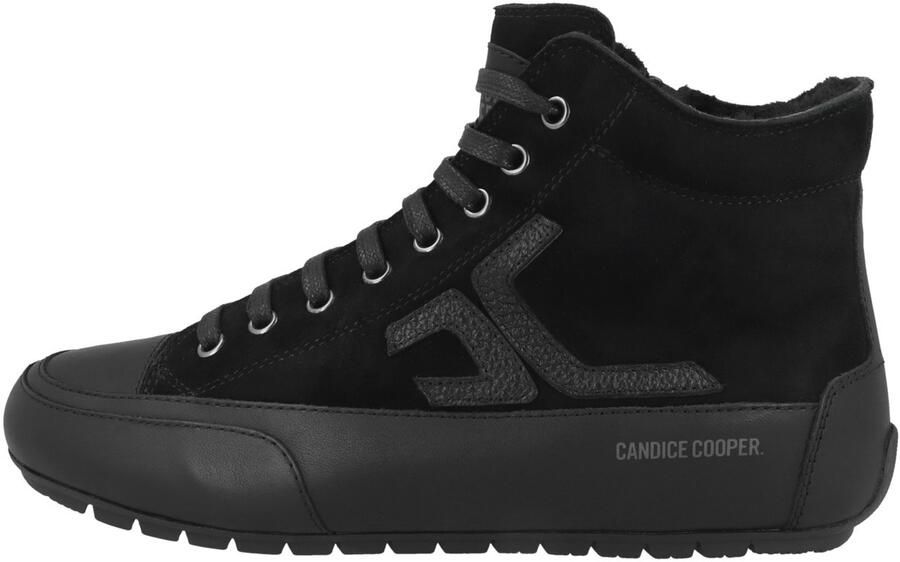 Candice Cooper Sneakers hoog 'Plus Fur CC' zwart - Foto 4