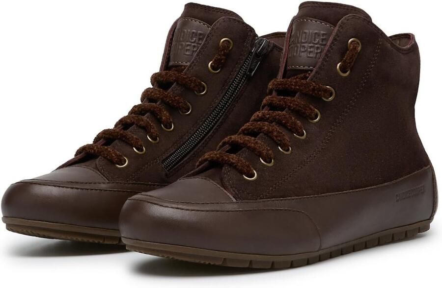 Candice Cooper Sneakers hoog 'PLUS PATCH' donkerbruin - Foto 5