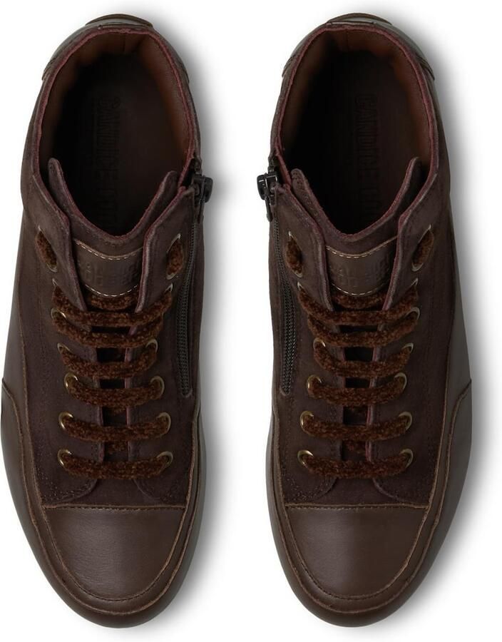 Candice Cooper Sneakers hoog 'PLUS PATCH' donkerbruin - Foto 4