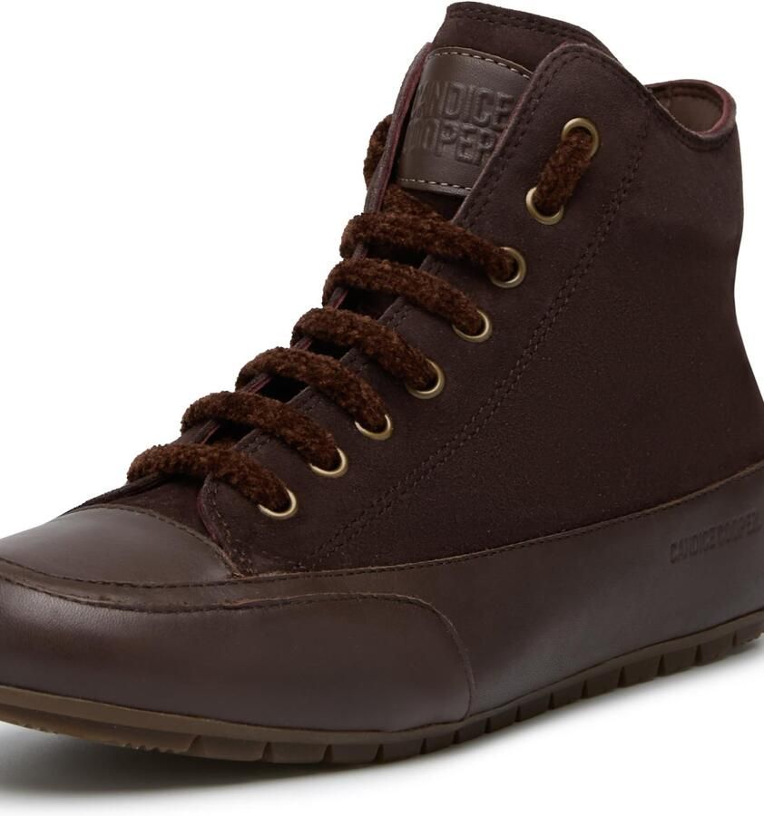 Candice Cooper Sneakers hoog 'PLUS PATCH' donkerbruin - Foto 2